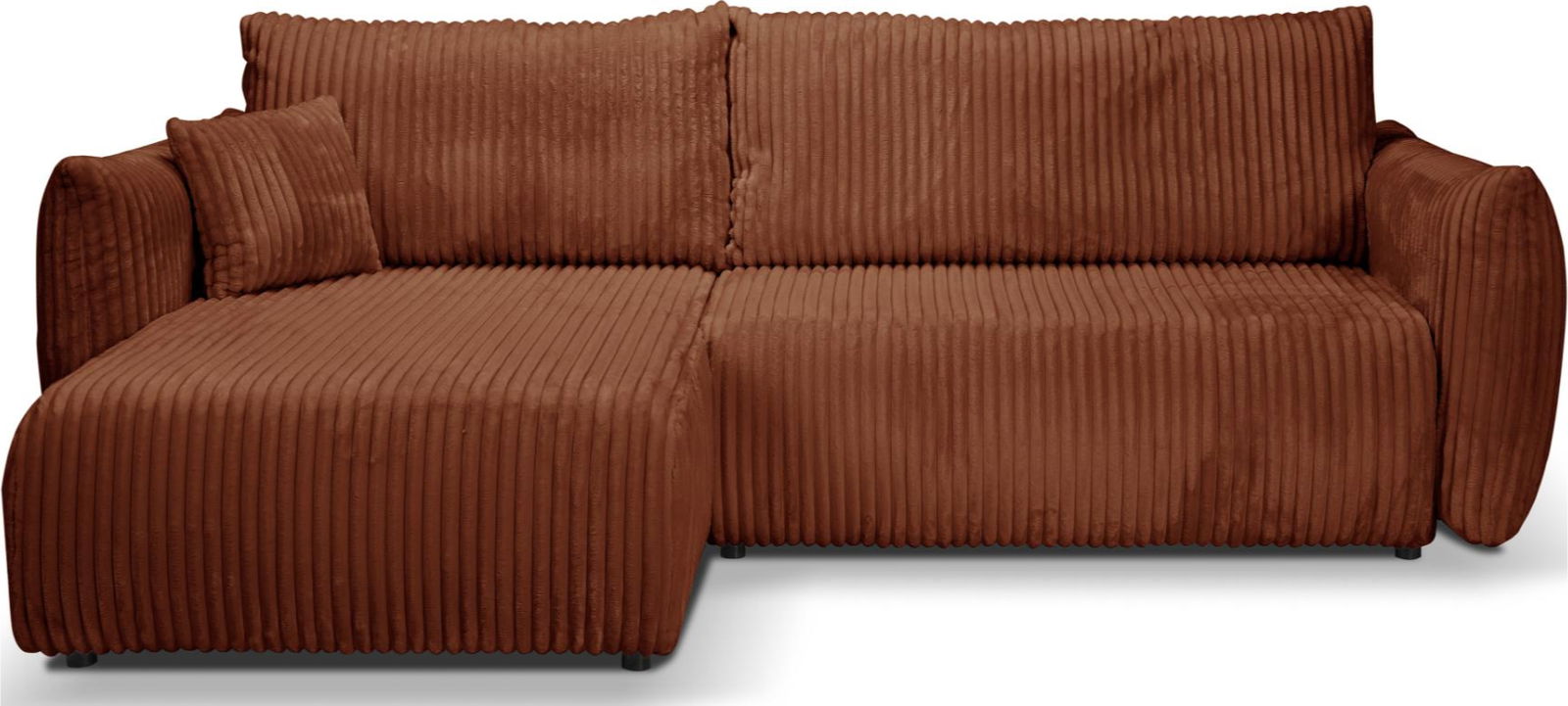 Γωνιακός καναπές Alino-Kafe Skouro 1