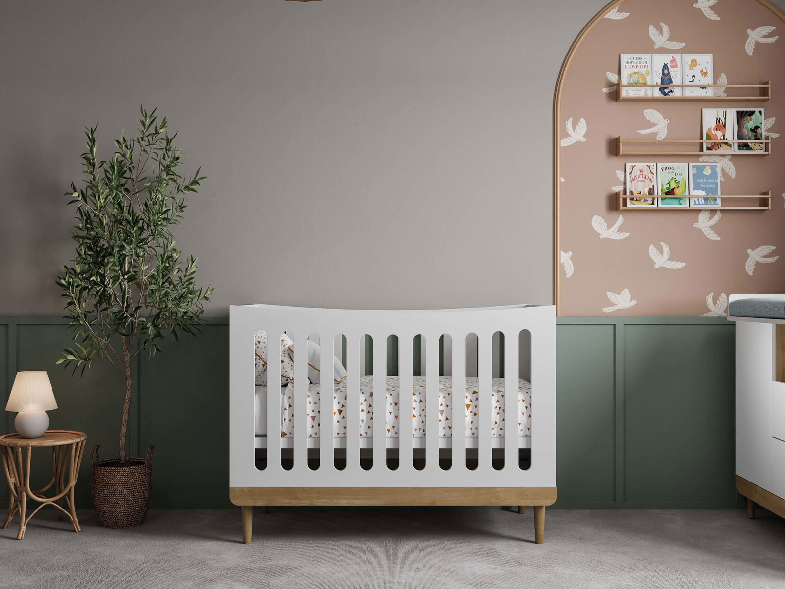 Βρεφικό κρεβάτι Scandi 2