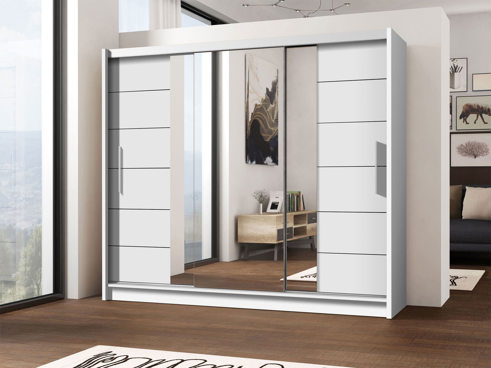 Ντουλάπα συρόμενη Lizbona II 5