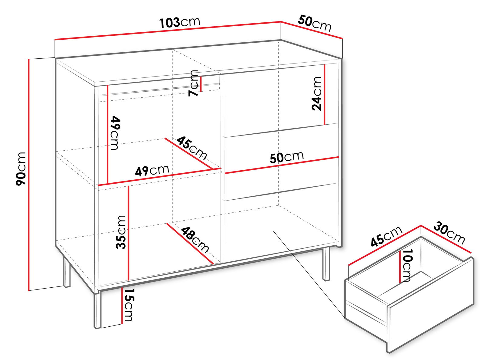 Μπουφές Mizo mini 3