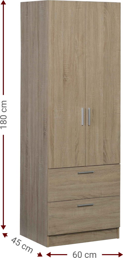 Ντουλάπα Wilson 2DS δίφυλλη 3