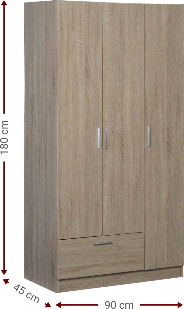 Ντουλάπα Wilson 3DS τρίφυλλη 5