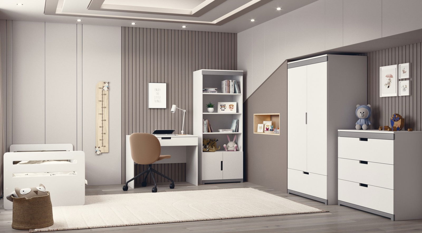 Ντουλάπα Tomi δίφυλλη 5