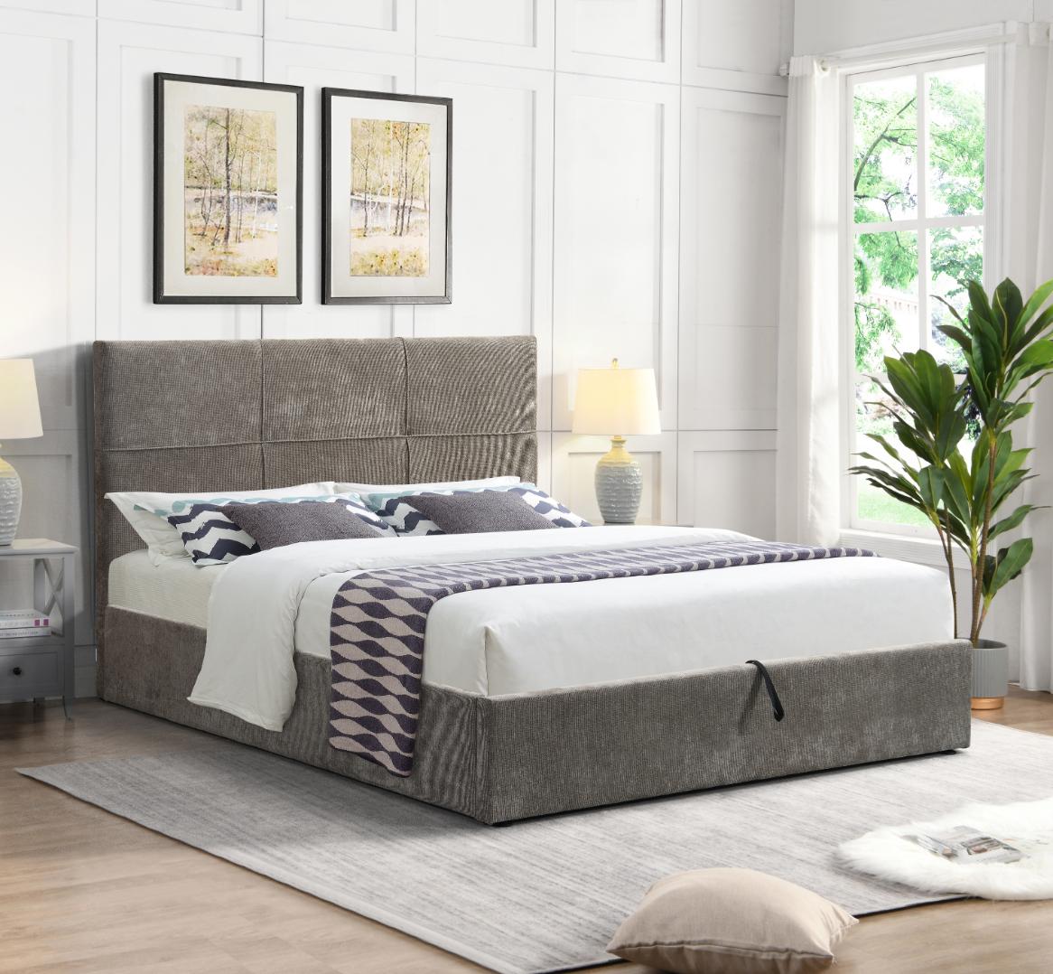 Επενδυμένο κρεβάτι Raziel 2