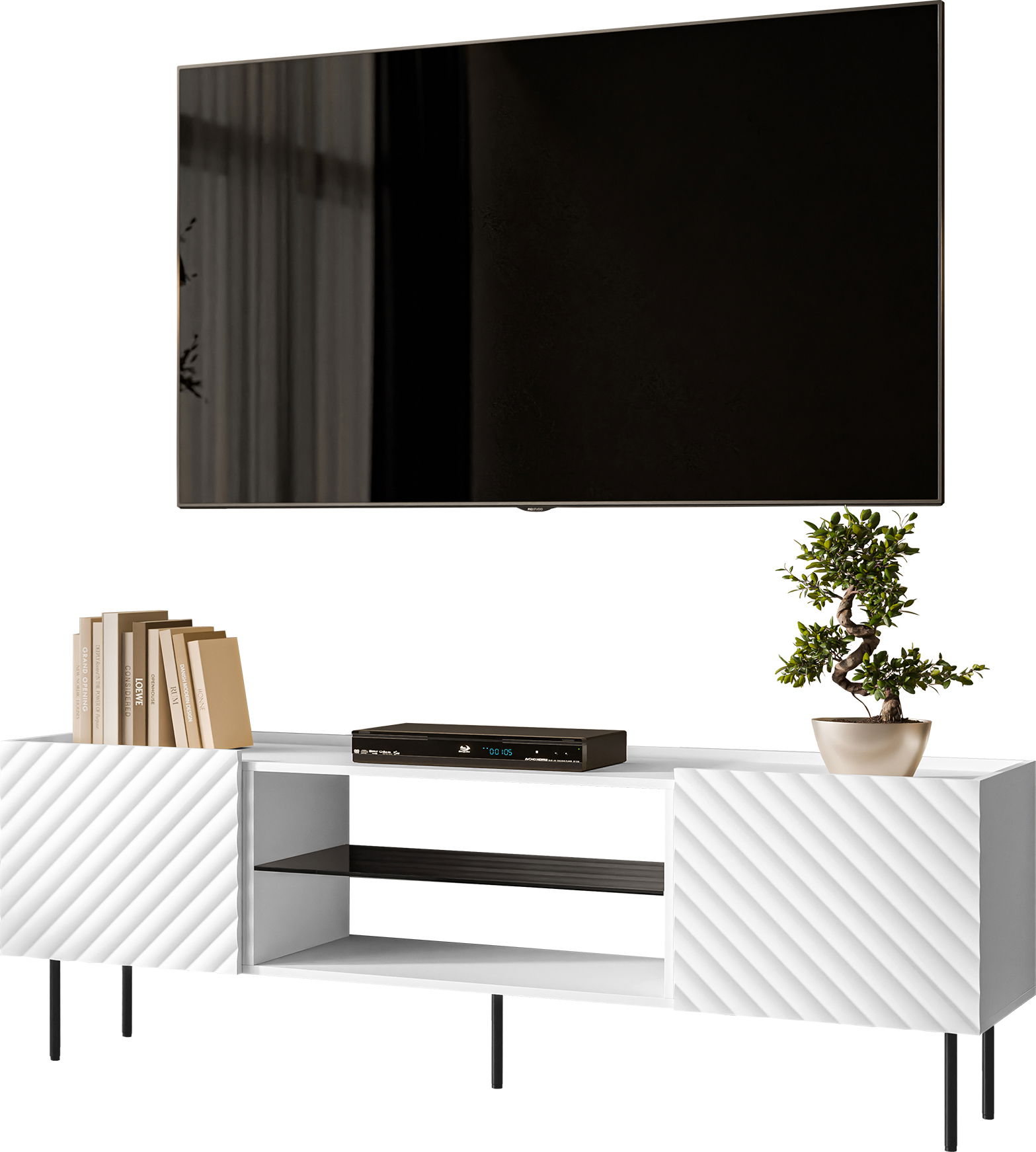 Έπιπλο τηλεόρασης Lucca 2D 3