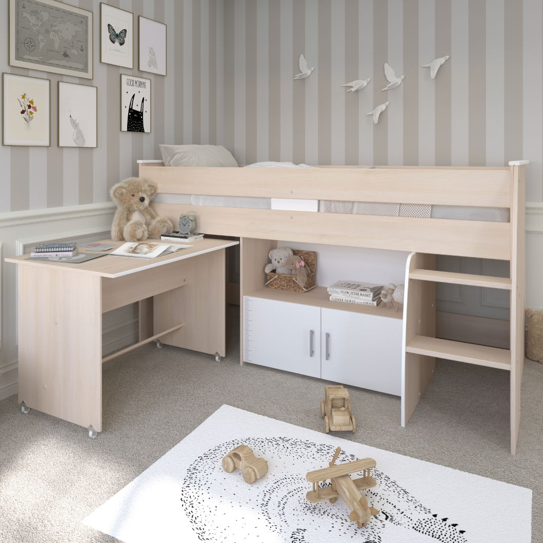 Χαμηλή κουκέτα Scala 1