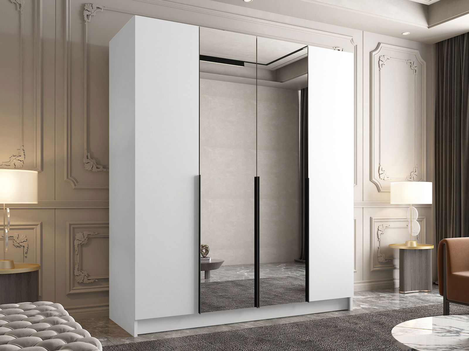 Ντουλάπα Santi II Τετράφυλλη 2