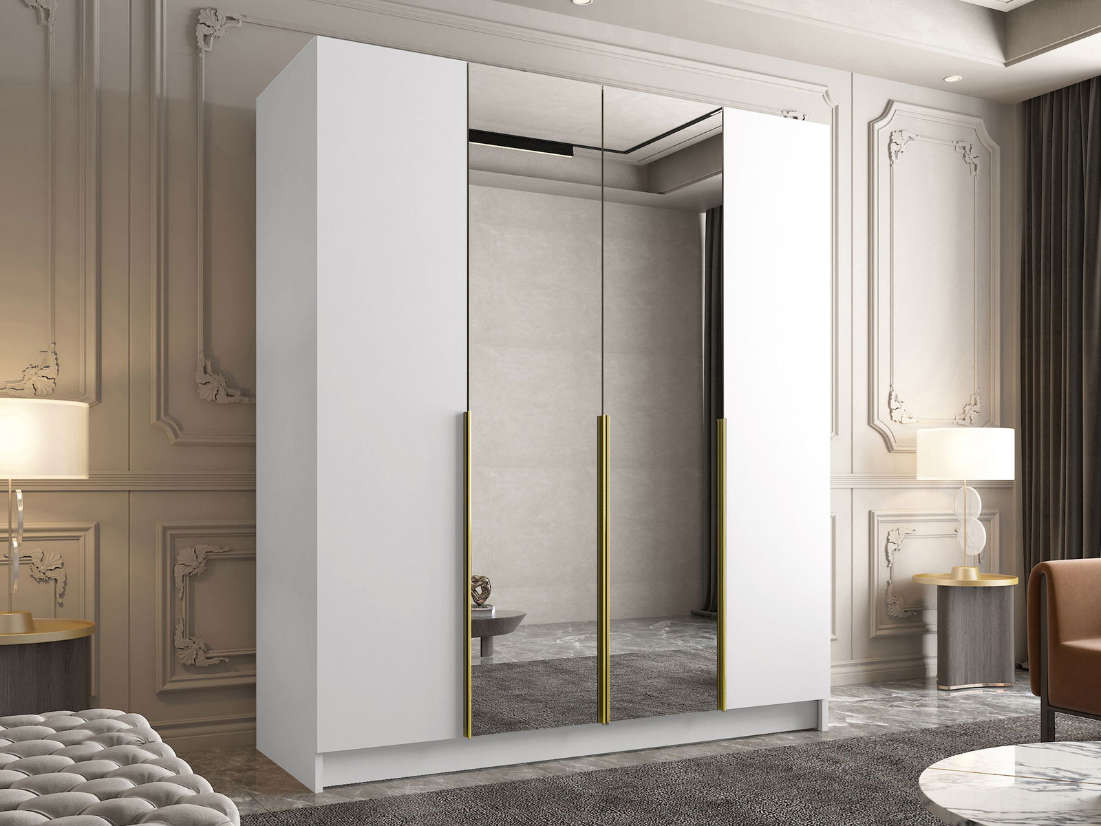 Ντουλάπα Santi II Τετράφυλλη 5