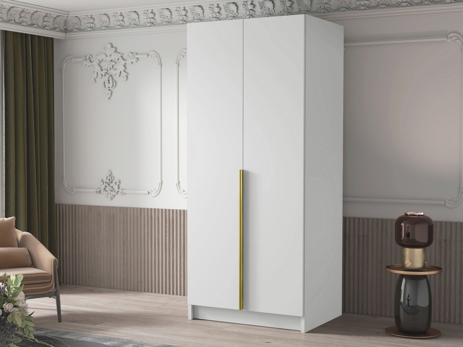 Ντουλάπα Bono Δύφυλλη 6