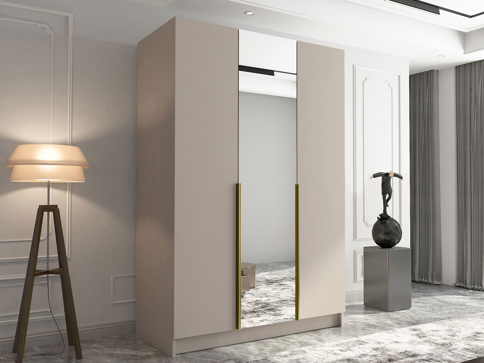 Ντουλάπα Calia II Τρίφυλλη 5