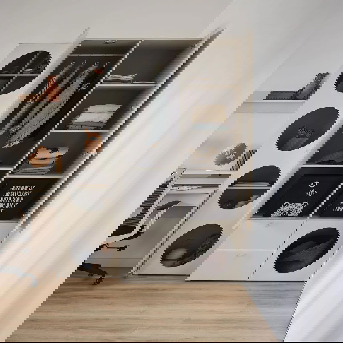 Ντουλάπα Reli Δίφυλλη 1H 2