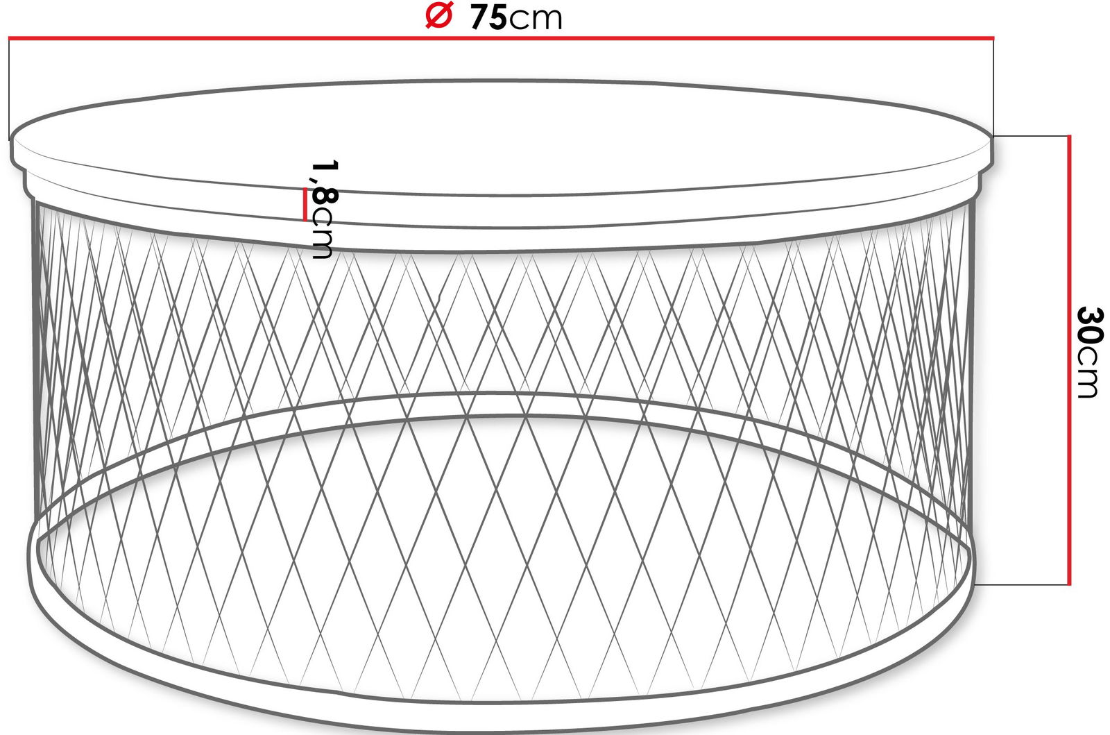 Τραπεζάκι σαλονιού Meolte 3
