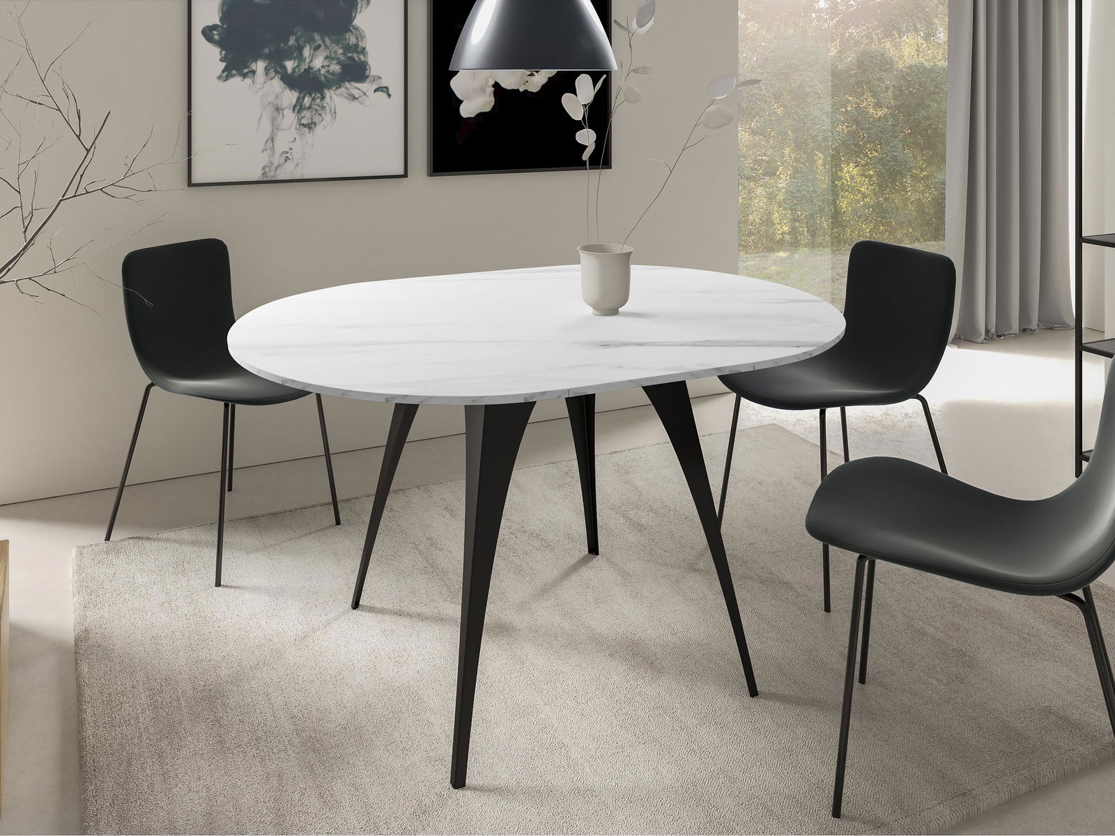 Επεκτεινόμενο τραπέζι Carmina 5