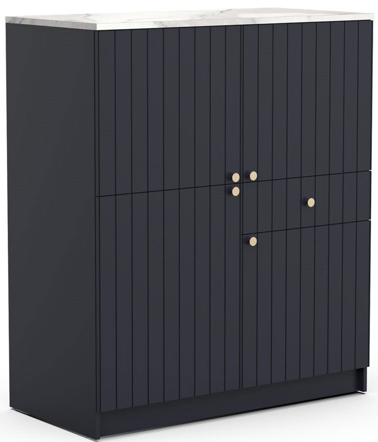 Επιδαπέδιο ντουλάπι ψηλό Midnight 1