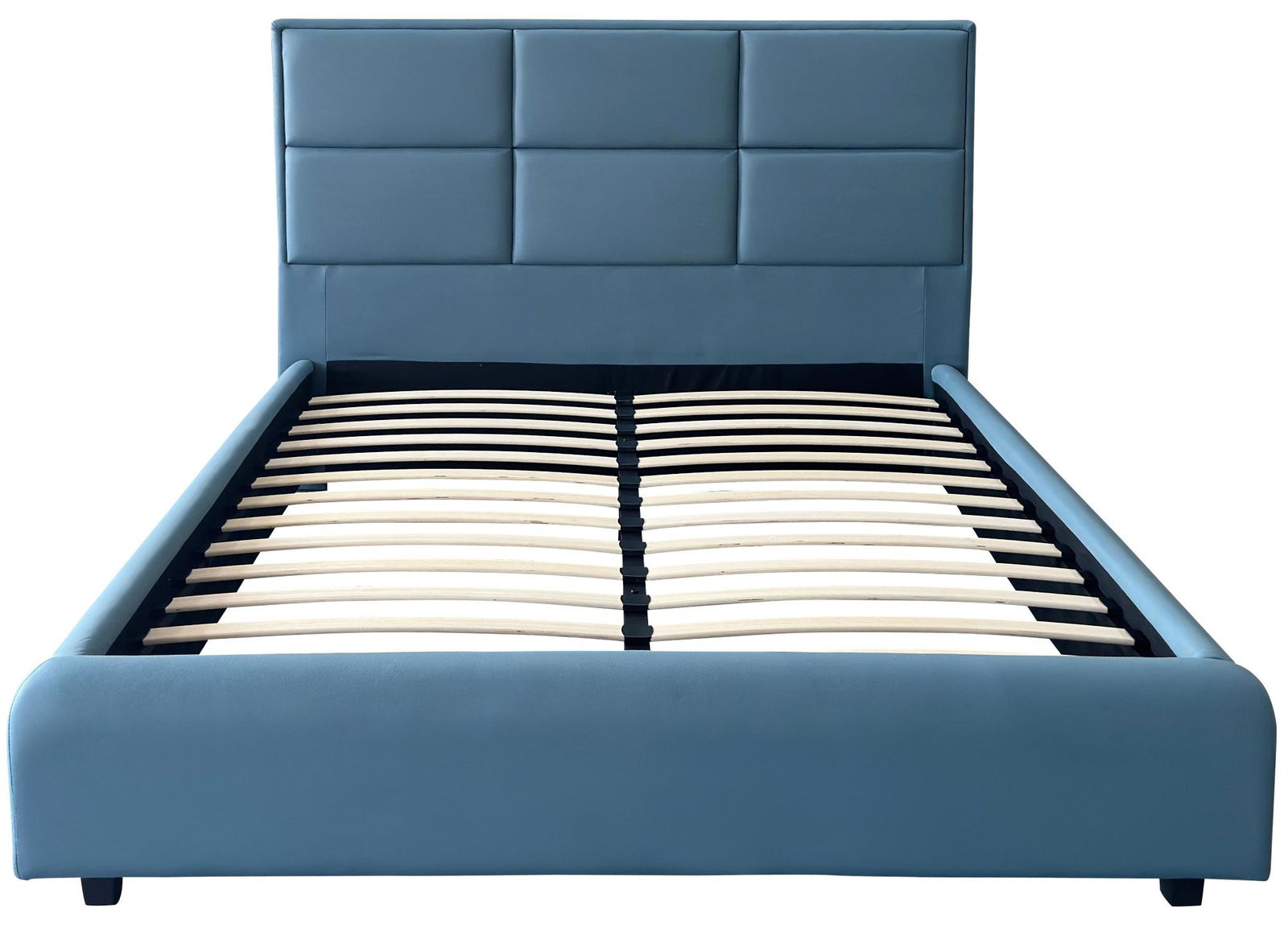 Επενδυμένο κρεβάτι Karen-Petrol 6