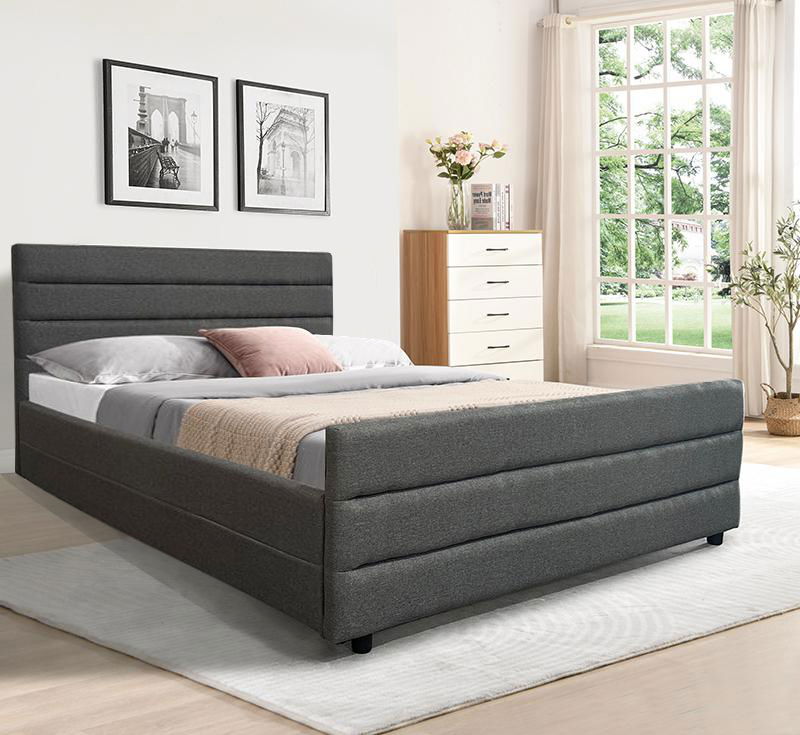 Επενδυμένο κρεβάτι Helen 2