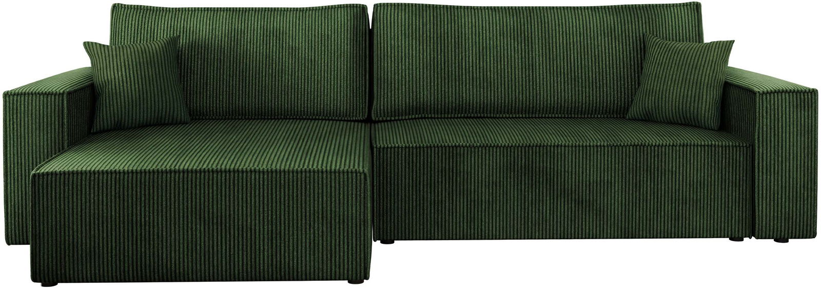 Γωνιακός καναπές Karl Maxi-Prasino 1