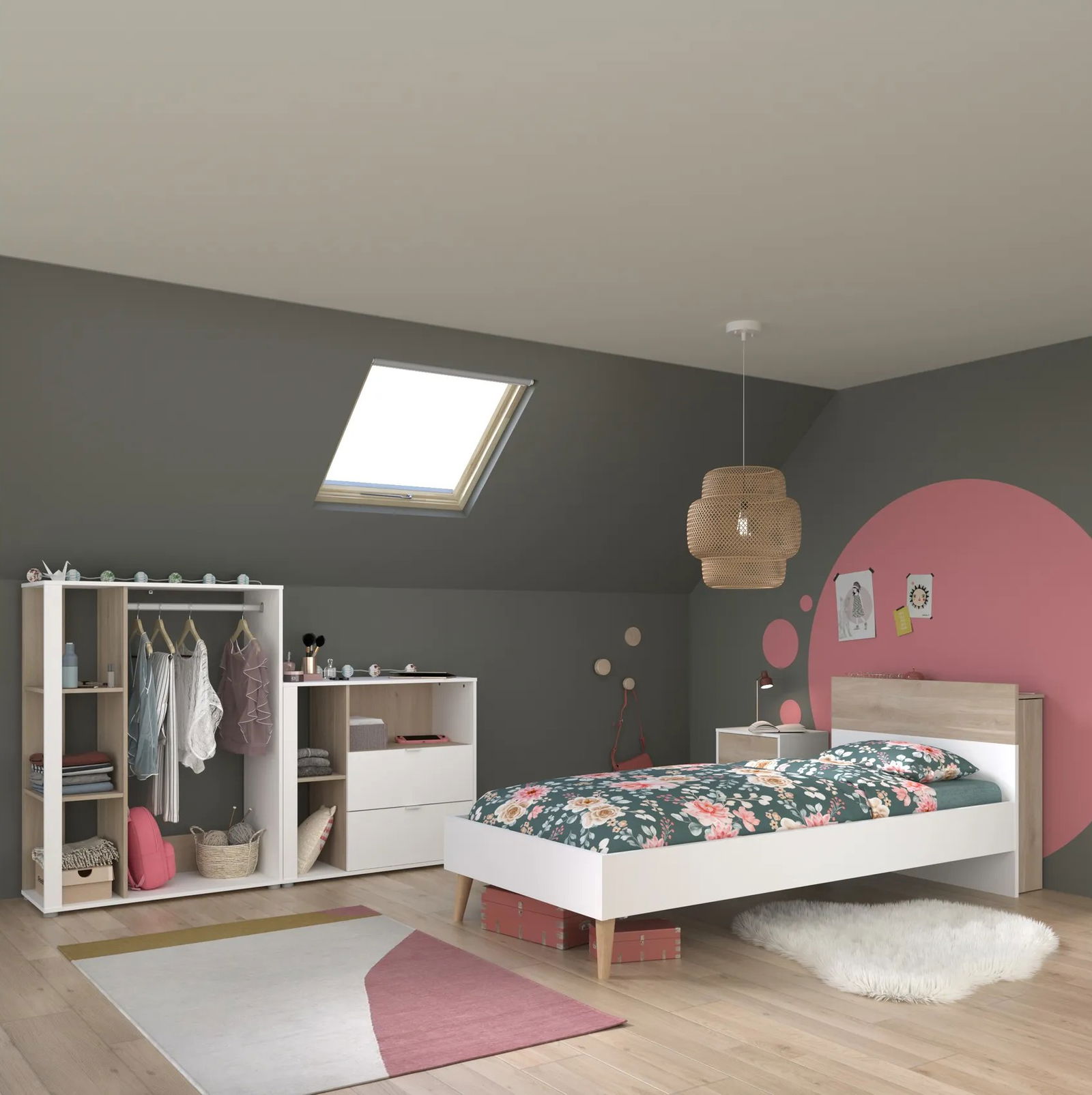 Παιδικό κρεβάτι Randers 1