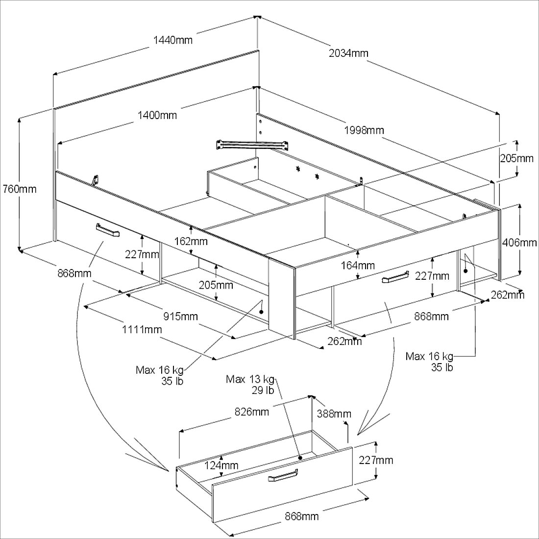 Κρεβάτι Chilly 5
