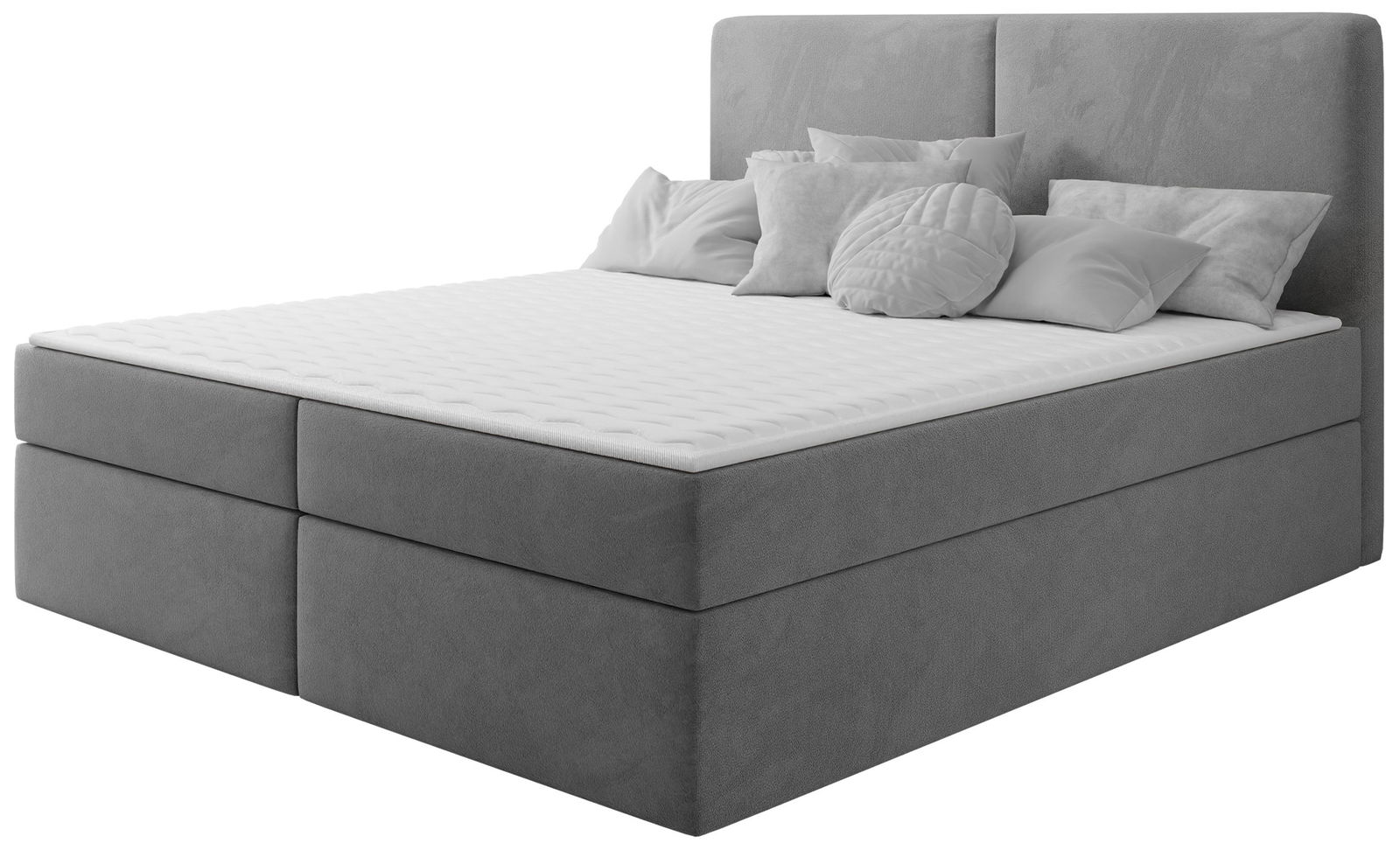 Επενδυμένο κρεβάτι Claire με στρώμα και ανώστρωμα-Gkri-140 x 200 1