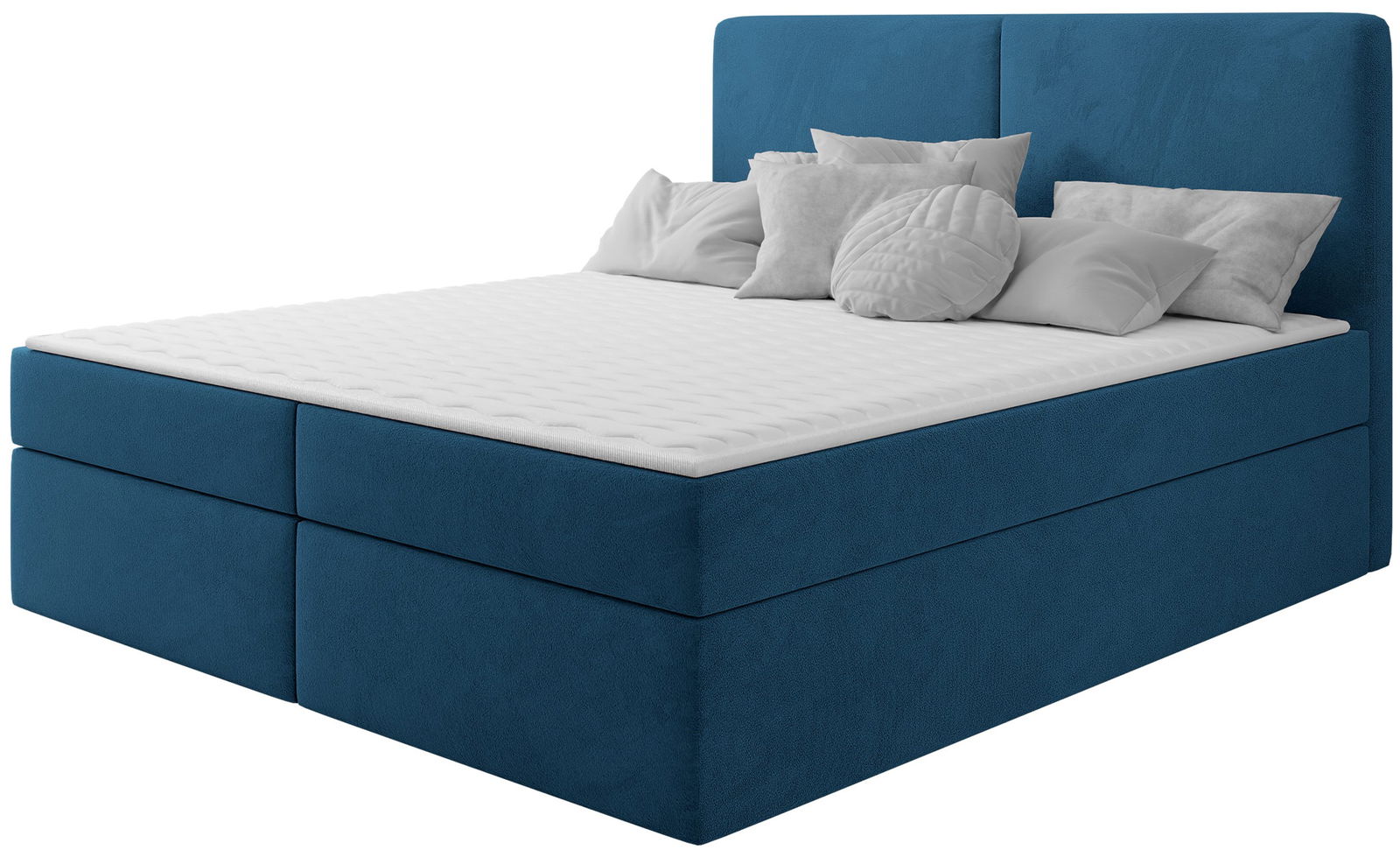 Επενδυμένο κρεβάτι Claire με στρώμα και ανώστρωμα-Mple-140 x 200 1