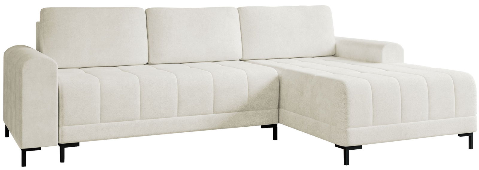 Γωνιακός καναπές Aris L-Krem-Δεξιά 1