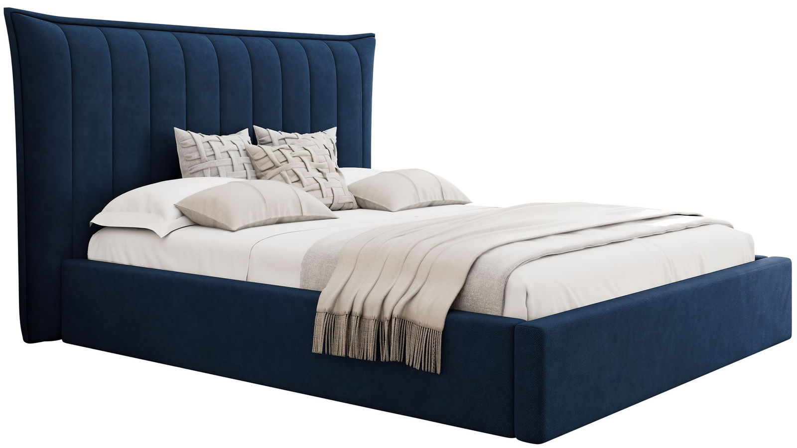 Επενδυμένο κρεβάτι Lilkus-Mple Skouro-180 x 200 1