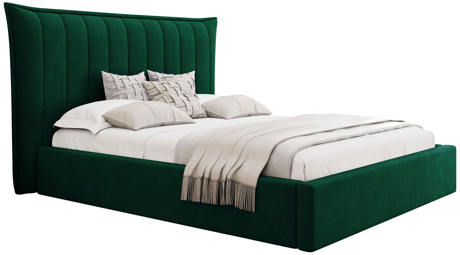 Επενδυμένο κρεβάτι Lilkus-Prasino-180 x 200 1