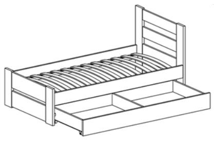 Παιδικό κρεβάτι Emil-180 x 90 5