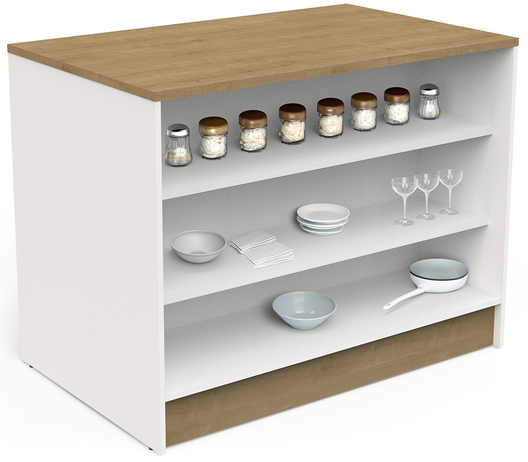 Επιδαπέδιο ντουλάπι νησίδας Woodland 1