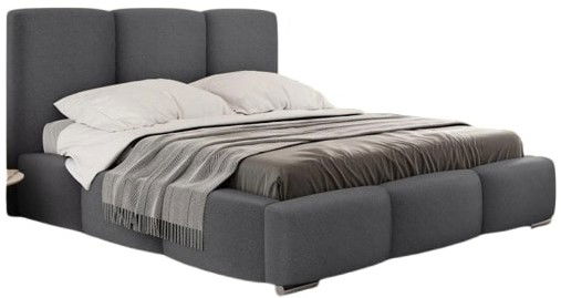 Επενδυμένο κρεβάτι Olweria-Anthraki-140 x 200 1