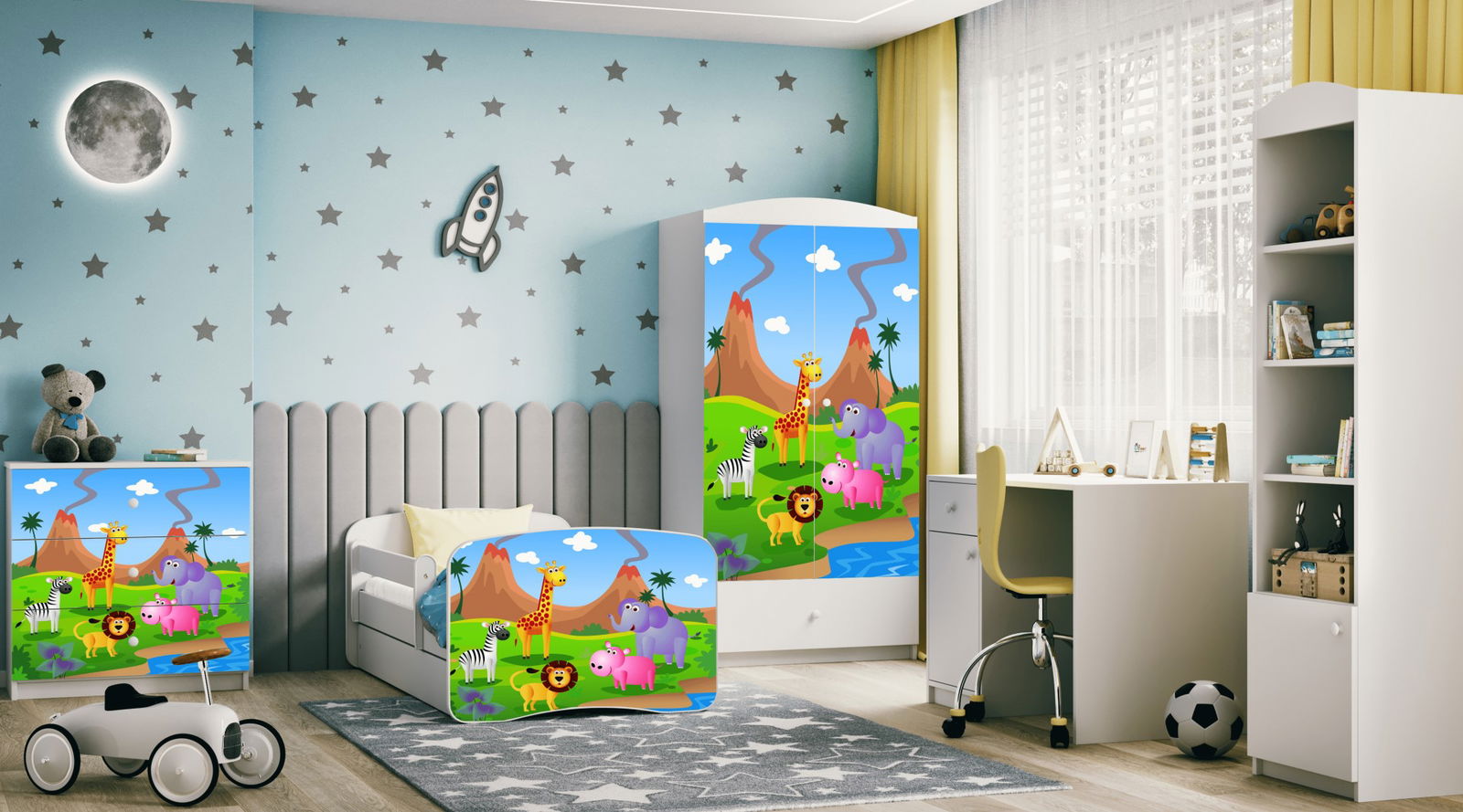 Σετ παιδικού δωματίου Babydreams Cartoon 4