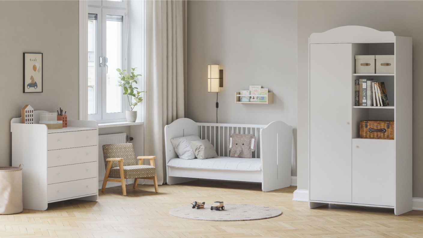 Ντουλάπα Megeve δίφυλλη 2