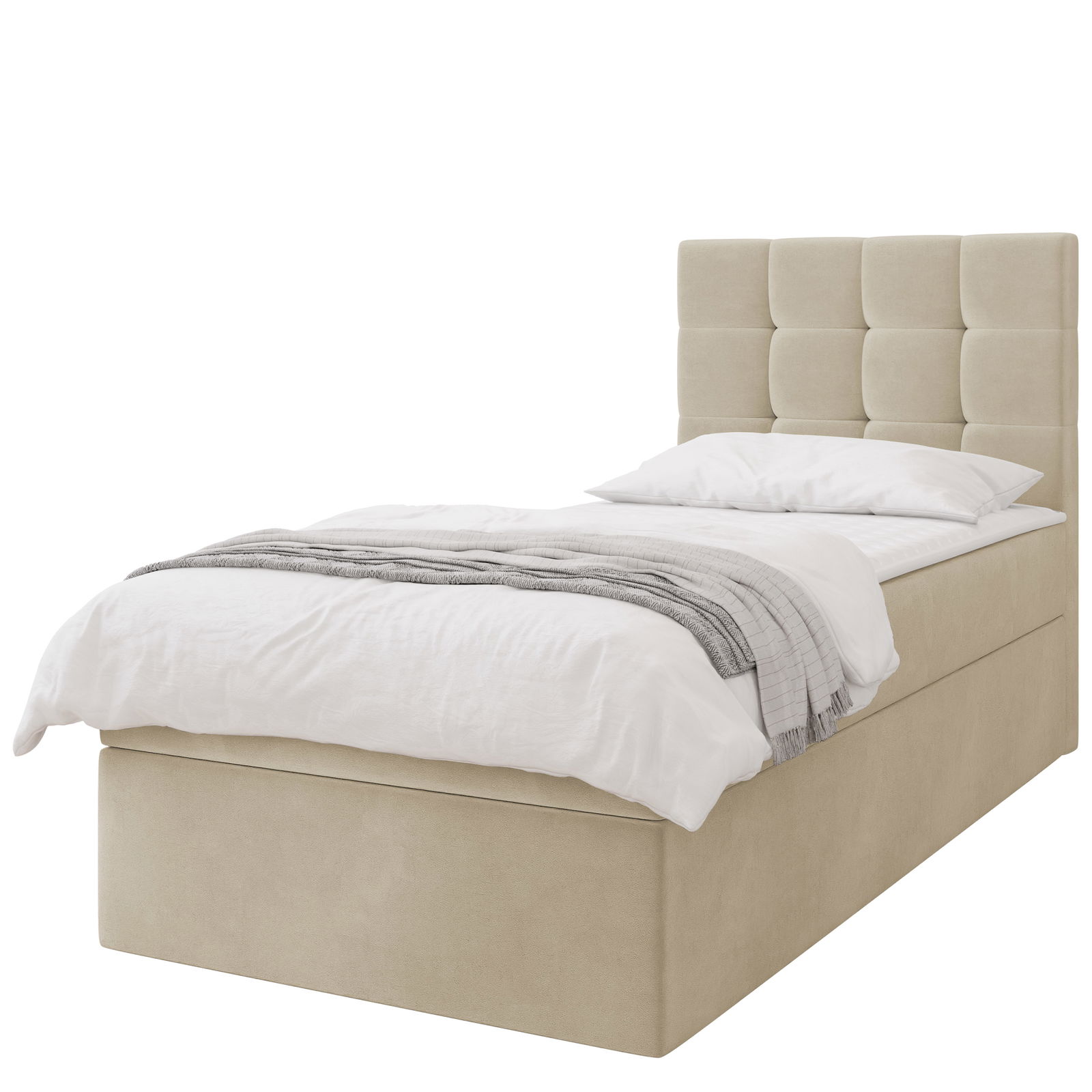 Επενδυμένο κρεβάτι Cineplex-Ekrou-90 x 200 1