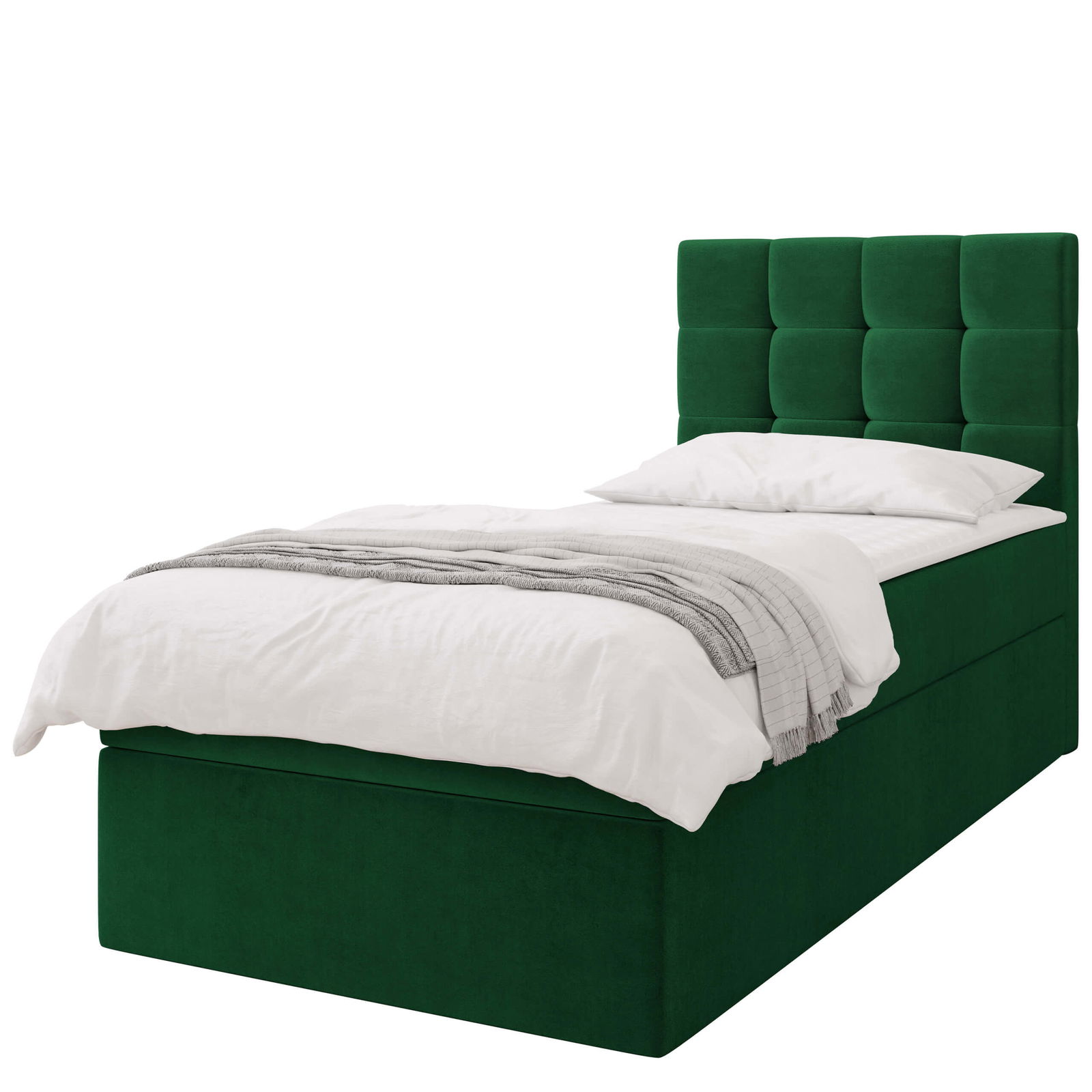 Επενδυμένο κρεβάτι Cineplex-Prasino-100 x 200 1