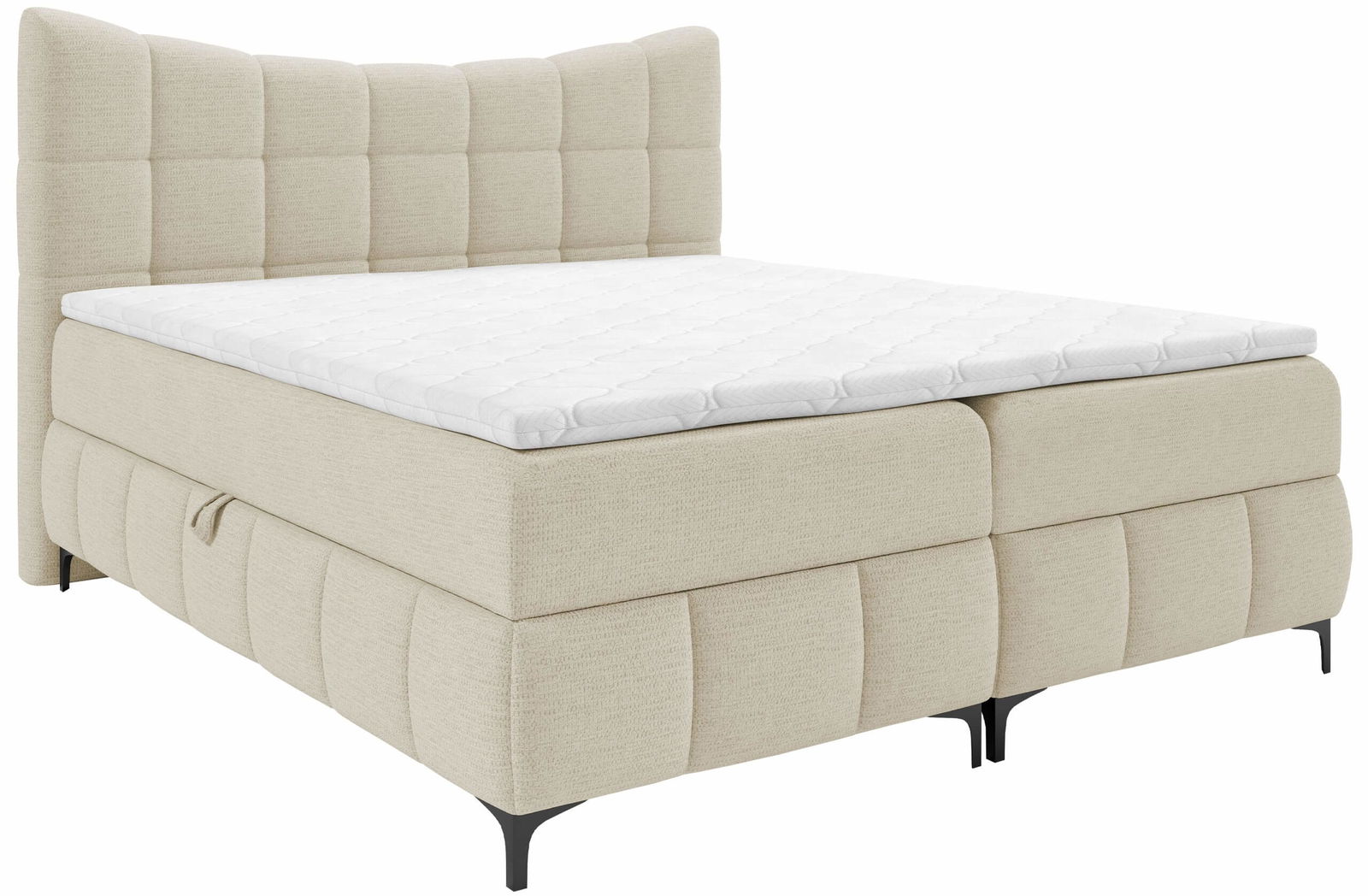 Επενδυμένο κρεβάτι Nova-Ekrou-140 x 200 1