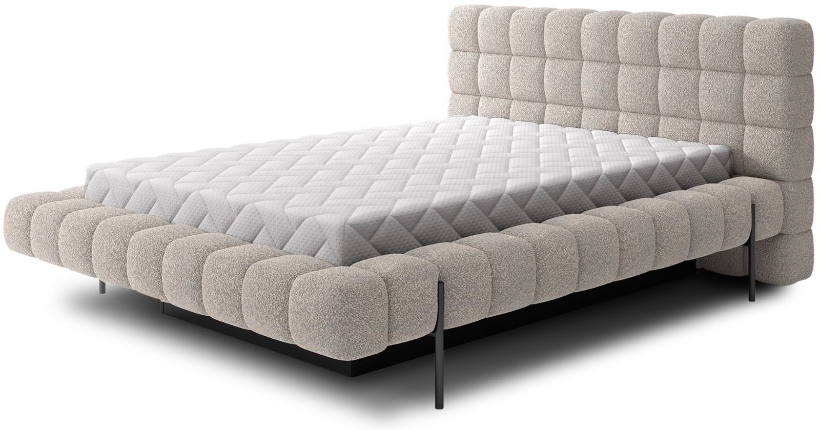 Επενδυμένο κρεβάτι Cloud-Mpez Anoixto-160 x 200 1