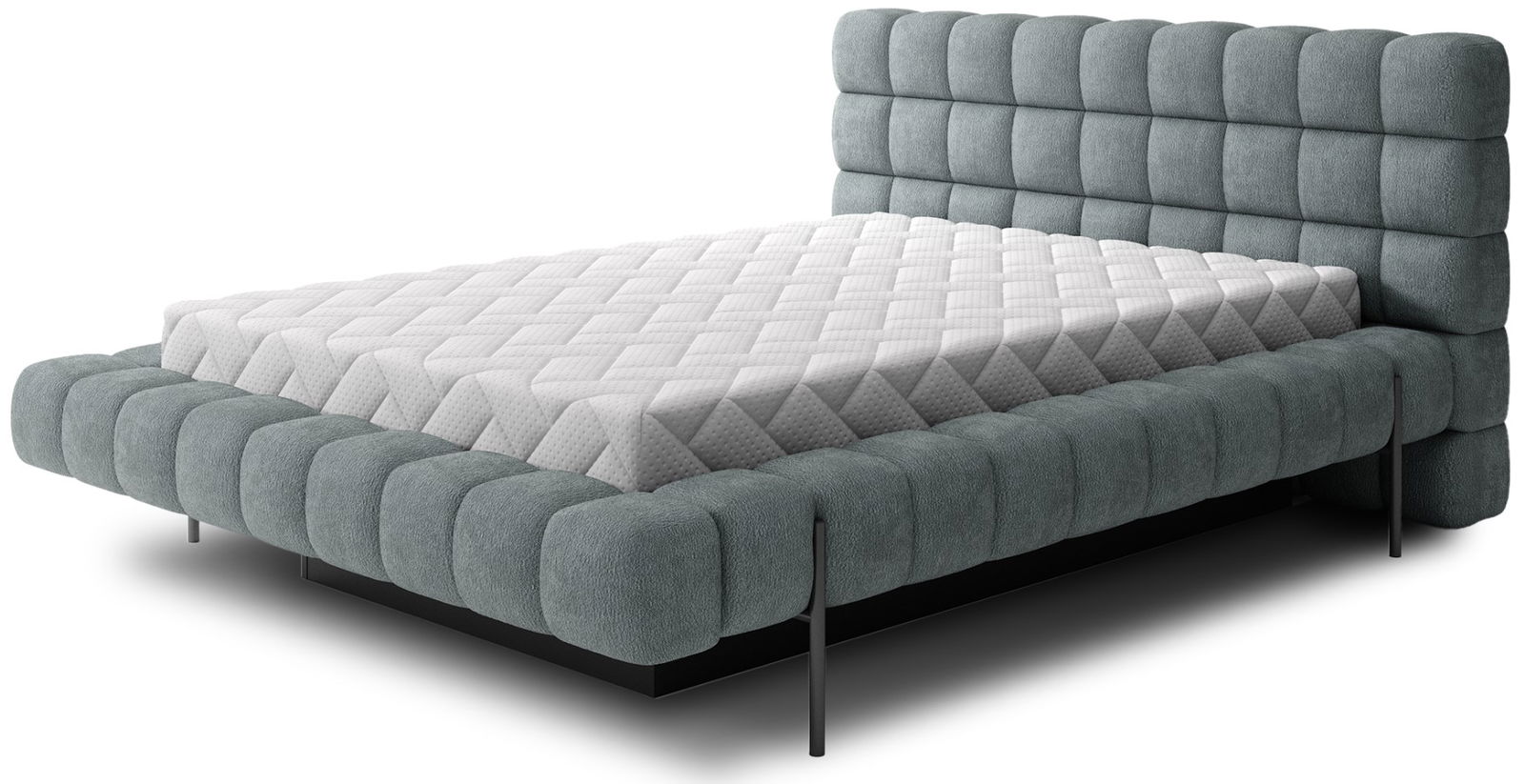 Επενδυμένο κρεβάτι Cloud-Olive-180 x 200 1