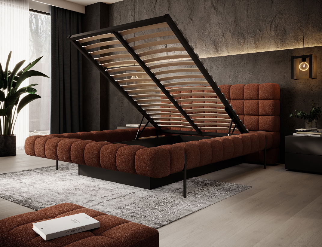 Επενδυμένο κρεβάτι Cloud 4