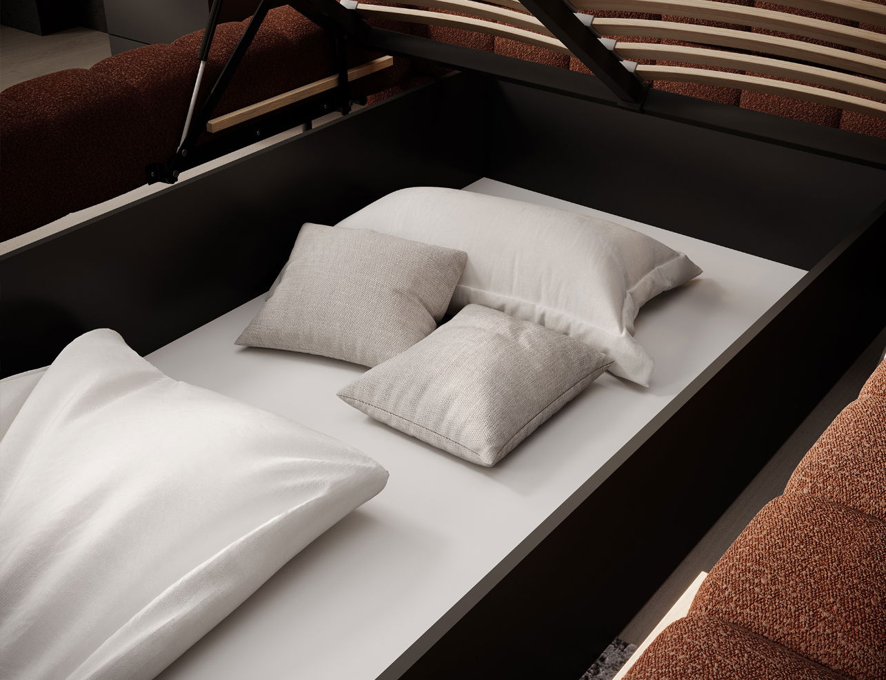 Επενδυμένο κρεβάτι Cloud 5