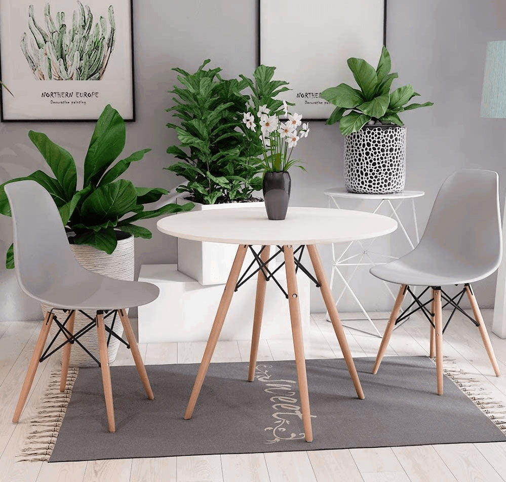 Τραπέζι Fiorino Round-Leuko 4