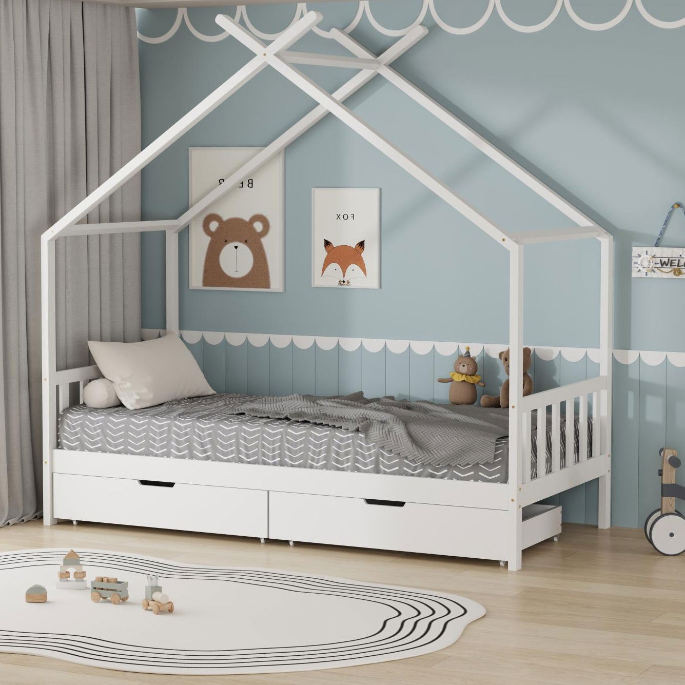 Κρεβάτι παιδικό Valerie-Leuko 1