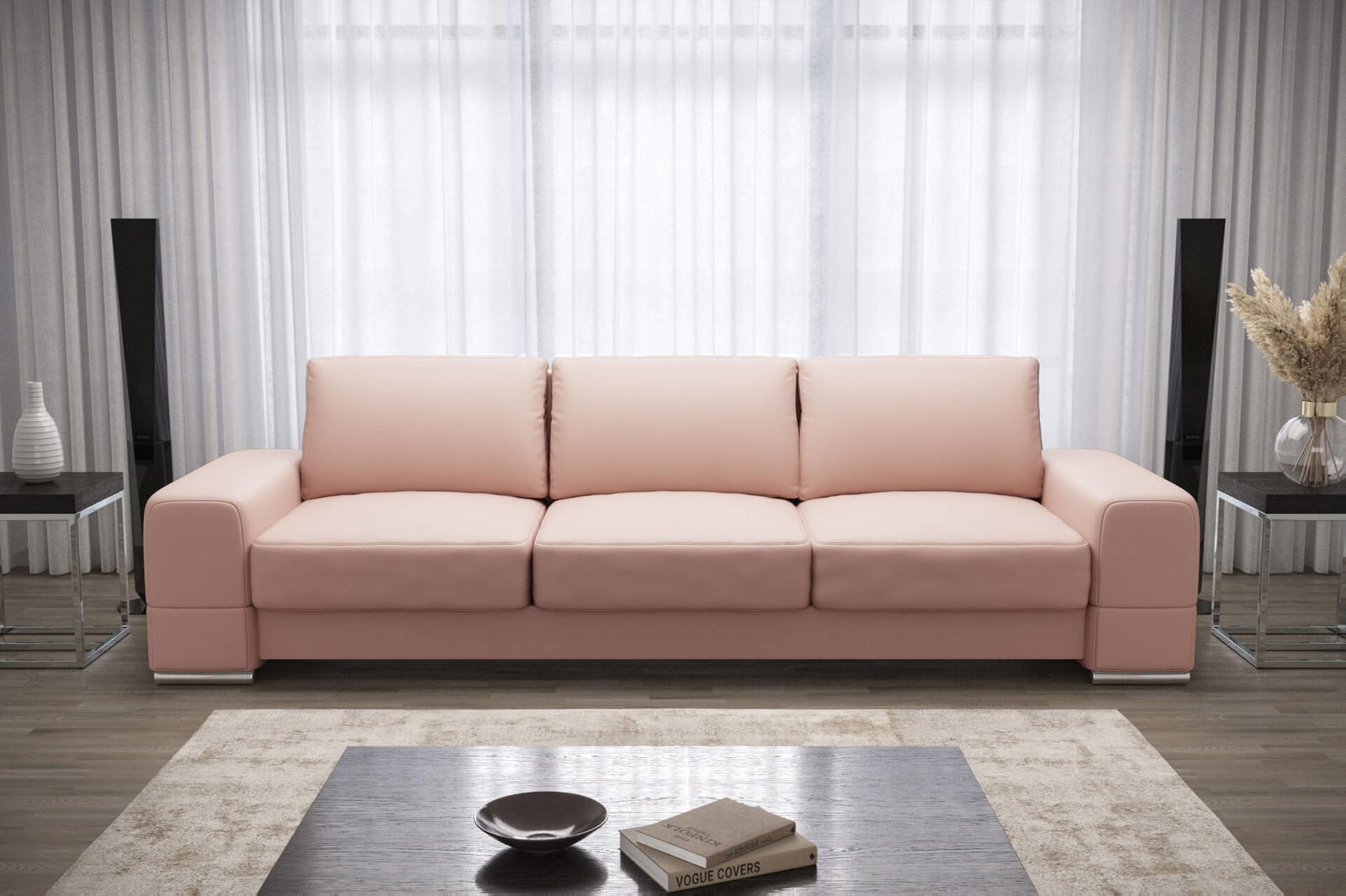 Καναπές - κρεβάτι Flago τριθέσιος LTHR 5