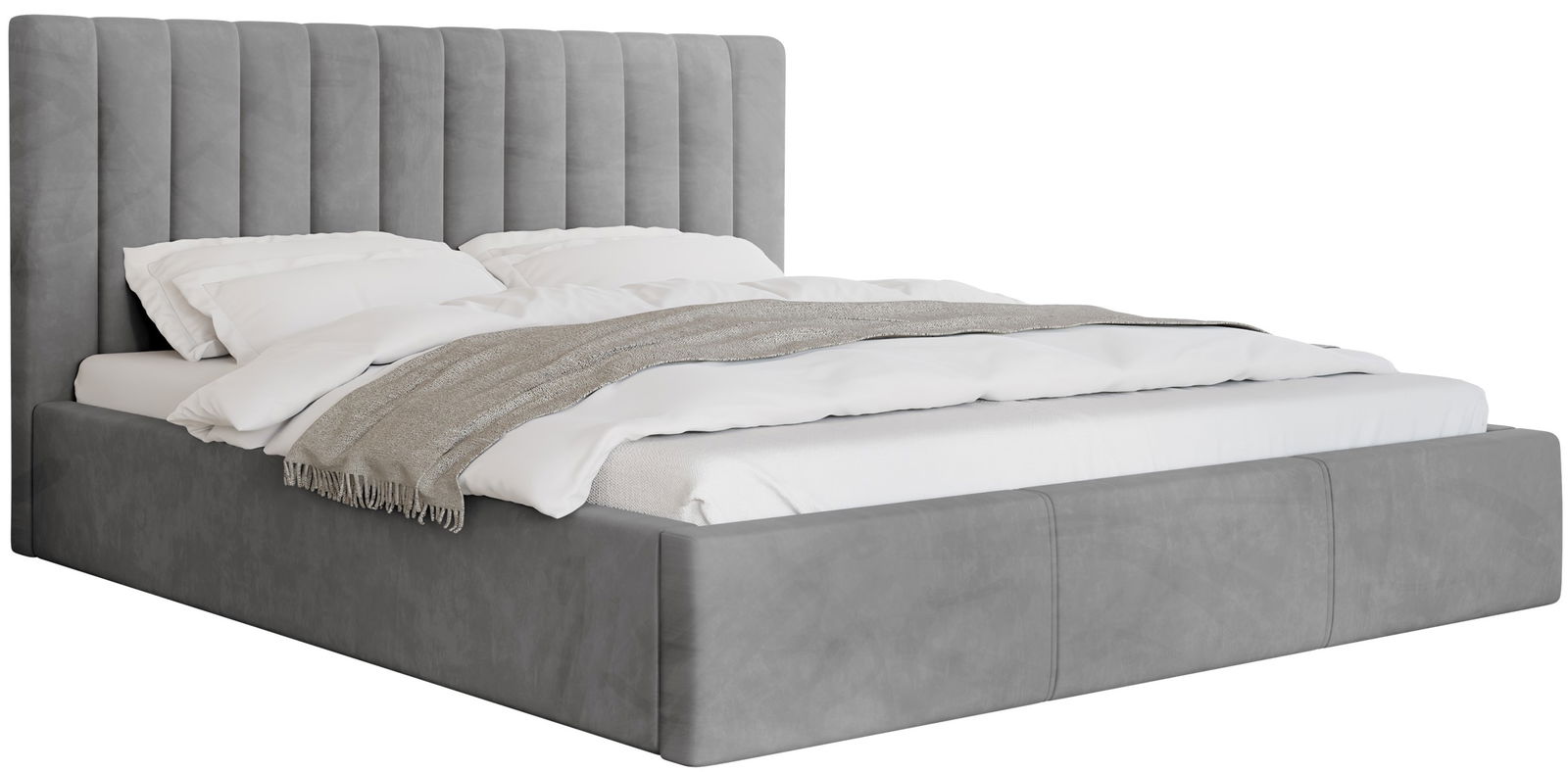 Επενδυμένο κρεβάτι Cosmos-Gkri-200 x 200 1