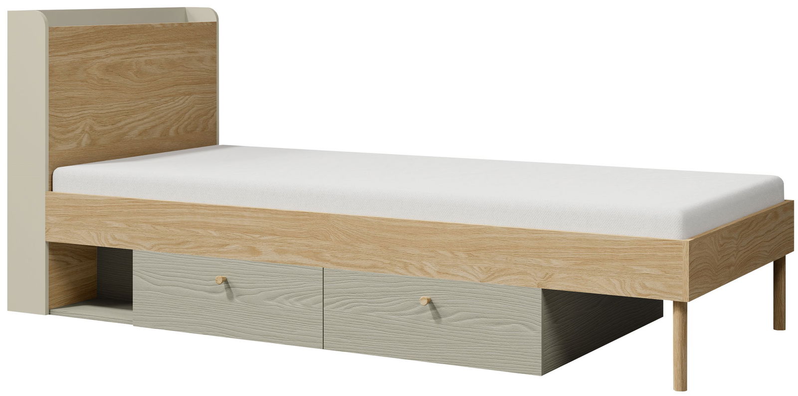 Παιδικό κρεβάτι Yuki-Menta 1