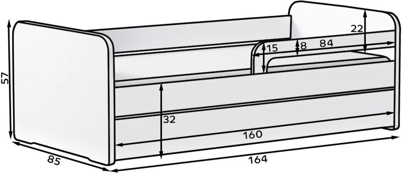 Κρεβάτι Doreli 3