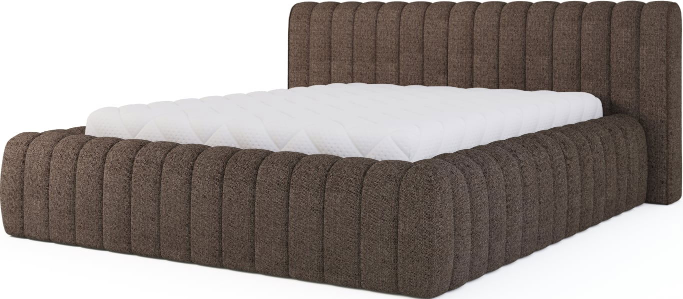 Επενδυμένο κρεβάτι Carlito-Kafe-180 x 200 1