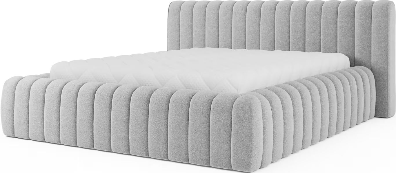 Επενδυμένο κρεβάτι Carlito-Gkri Anoixto-180 x 200 1