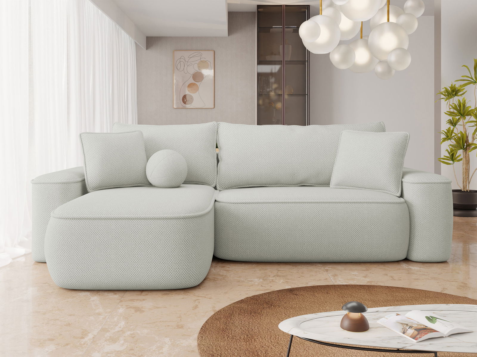 Γωνιακός καναπές Sandby 2