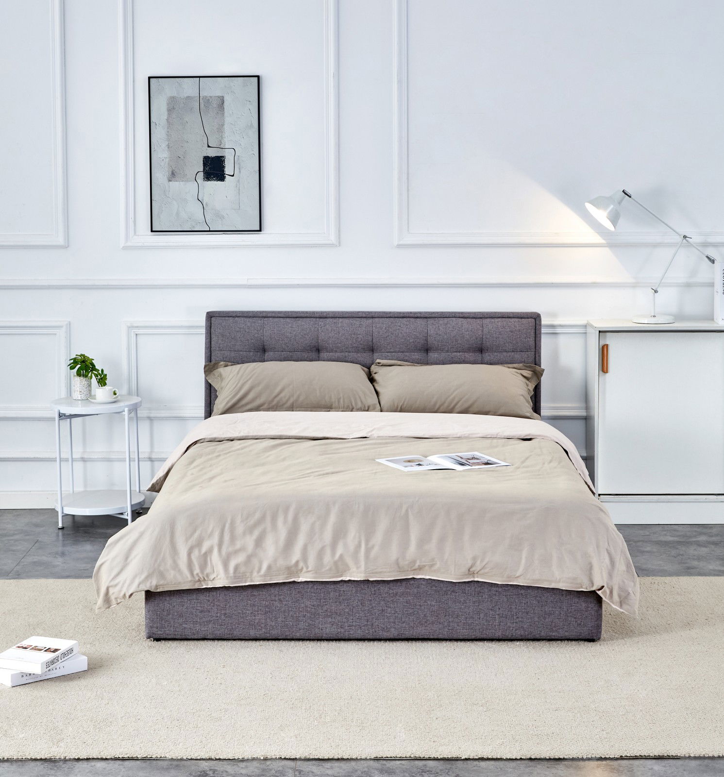 Επενδυμένο κρεβάτι Pada 5